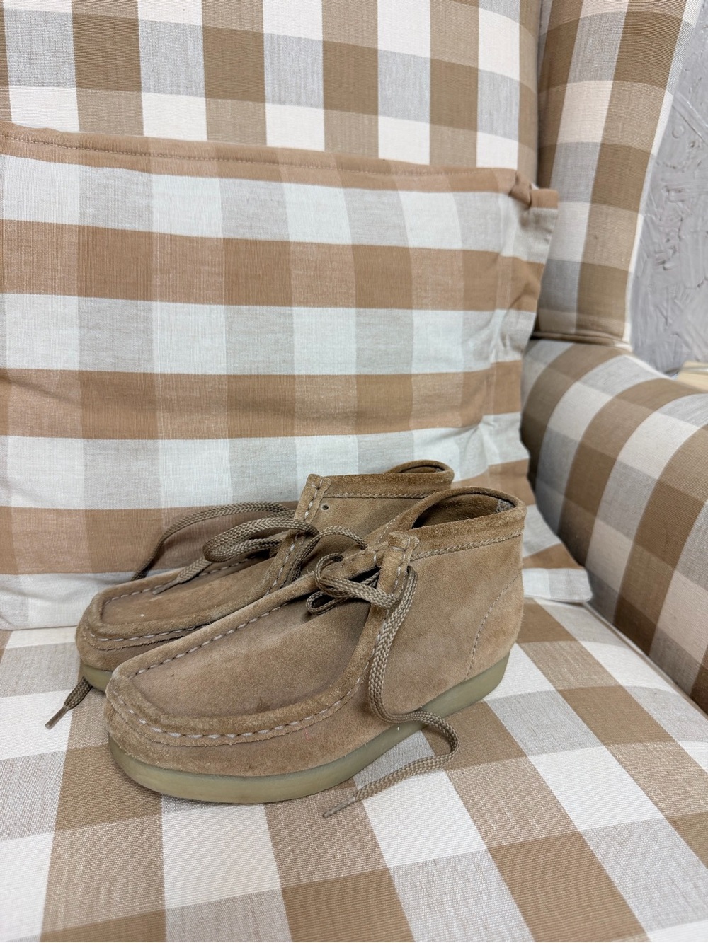 Duck Head Tan Suede Moc Toe Casual Shoe